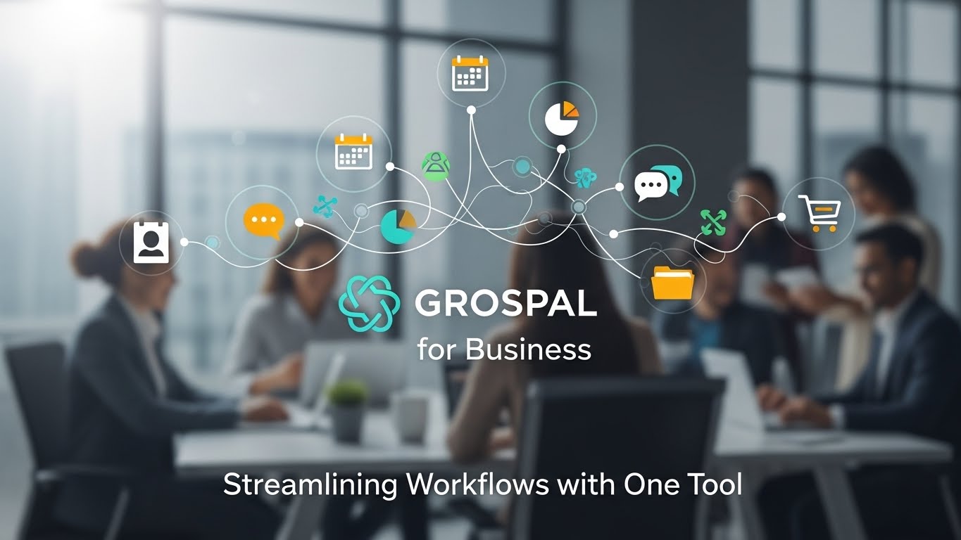 Grospal for Business: Streamlining Workflows with One Tool