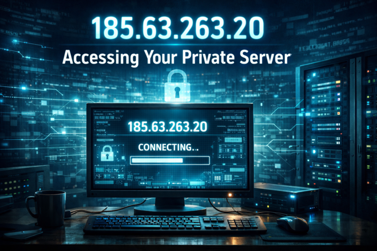 185.63.263.20: Accessing Your Private Server