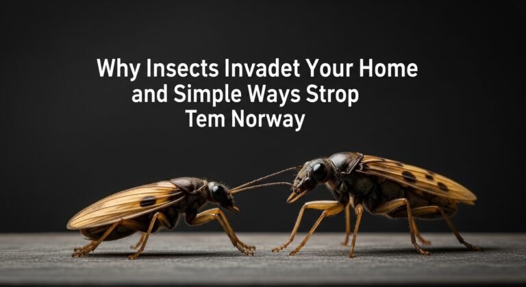 Why Insects Invade Your Home and Simple Ways to Stop Them in Norway