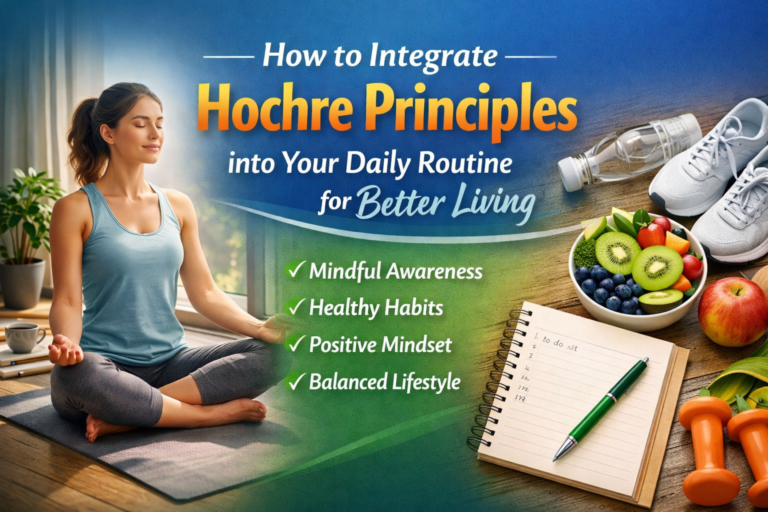 How to Integrate Hochre Principles into Your Daily Routine for Better Living